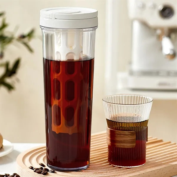 Plastic cold brew cup coffee maker bottle