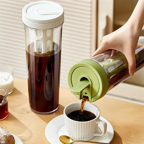 Plastic cold brew cup coffee maker bottle