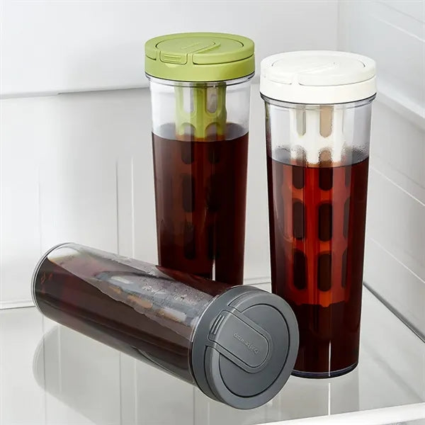 Plastic cold brew cup coffee maker bottle