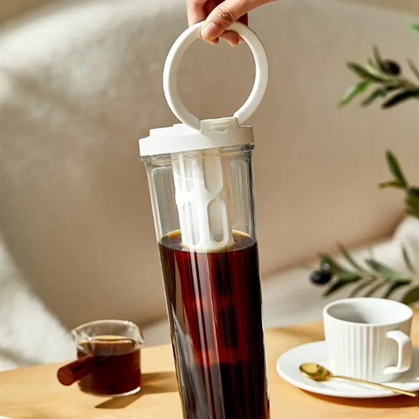 Plastic cold brew cup coffee maker bottle