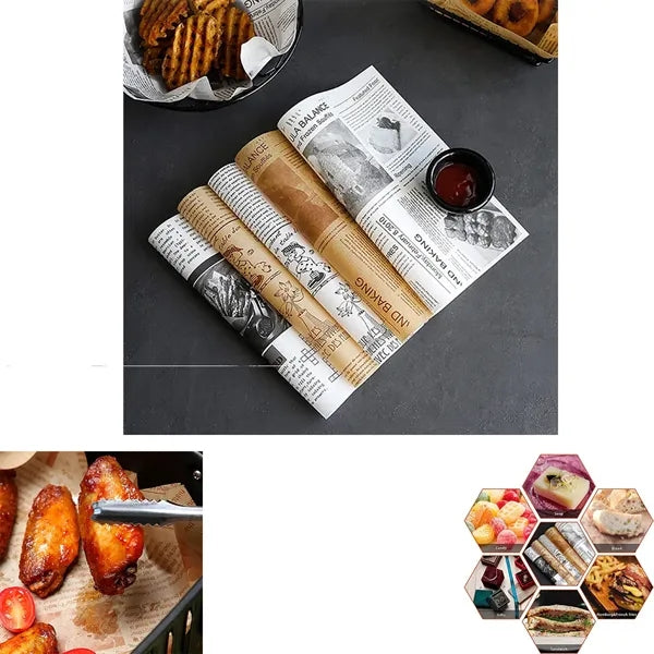 Deli Wax Paper Sheet for Food 12inch X 12inch