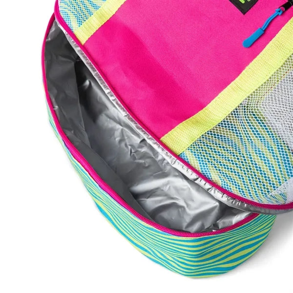 Insulated Cooler Beach Mesh Tote Bag