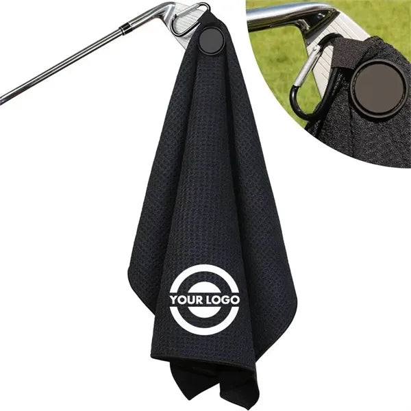 Magnetic Golf Towel with Carabiner