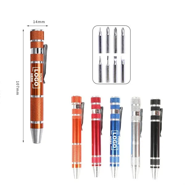 8 in 1 Magnetic Mudder Pen Screwdriver