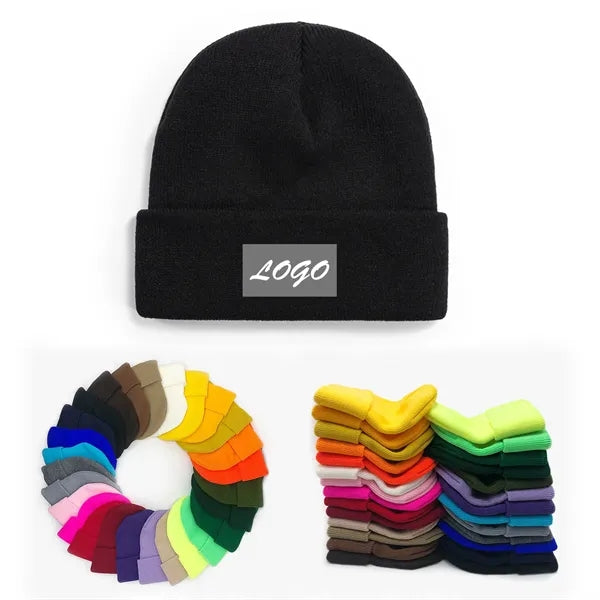 Unisex Soft Fleece Knit Beanie