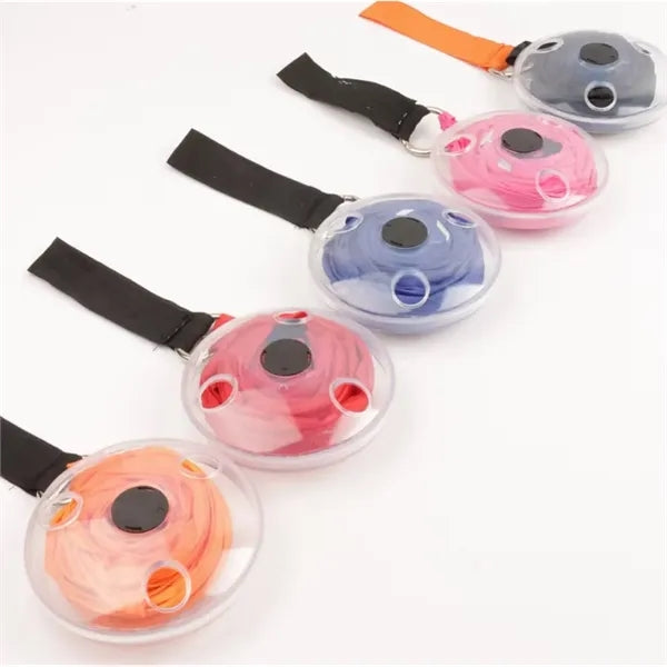 Portable retractable shopping bag