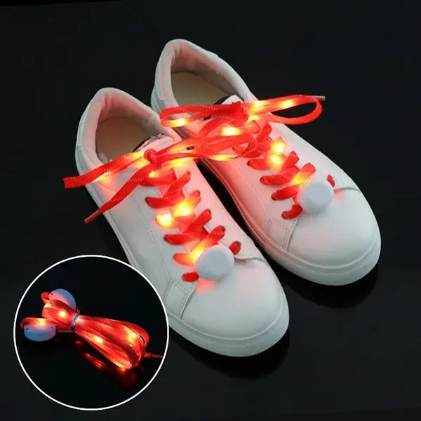 Multicolor Sport Nylon LED Light Up Shoelaces