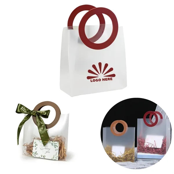Transparent Frosted Gift Tote Bag