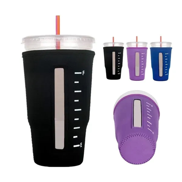 Neoprene Pint Glass Cozy Cooler With Window