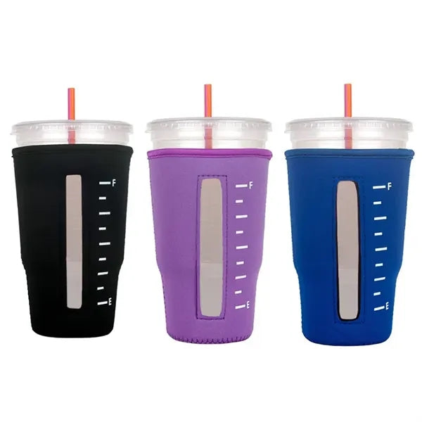 Neoprene Pint Glass Cozy Cooler With Window