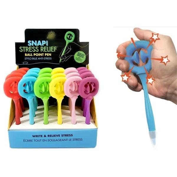 Fidget Snapperz Novelty Pens Stress Relief Toy