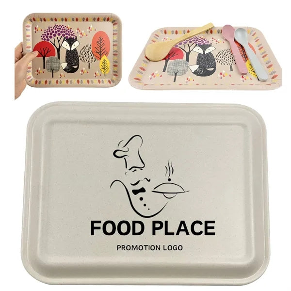 Biodegradable Food Tray Personalize Color