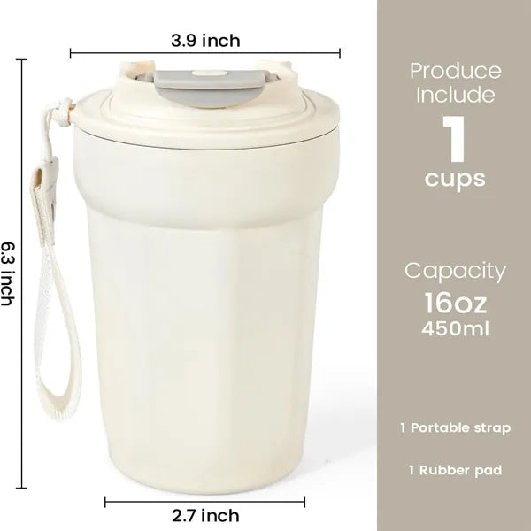 Plastic and Steel Insulated Travel Tumbler