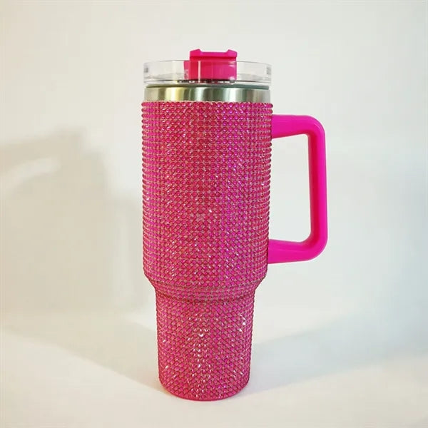 40oz Rhinestone Insulated Tumbler