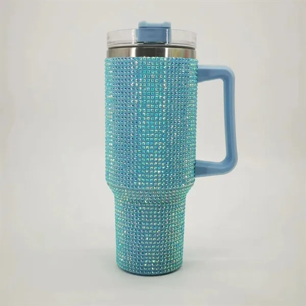 40oz Rhinestone Insulated Tumbler