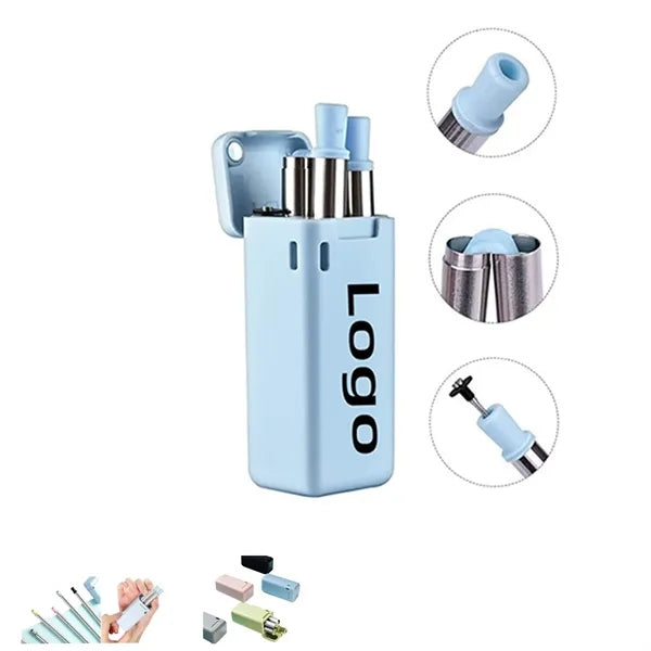 Telescopic Straw Set