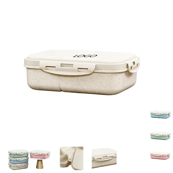 Wheat Straw Compartment Lunch Box