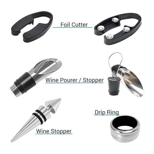 5-Piece Wine Bottle Corkscrew