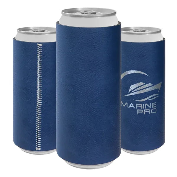 Slim Leatherette Beverage Holder
