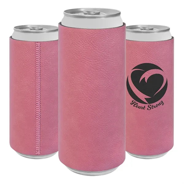 Slim Leatherette Beverage Holder