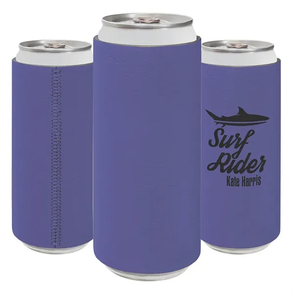 Slim Leatherette Beverage Holder