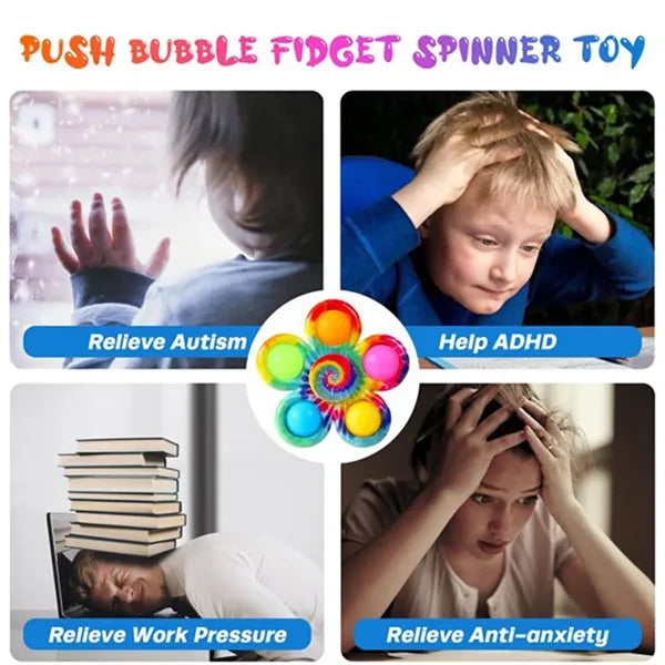 Pop It Fidget Spinner Toys