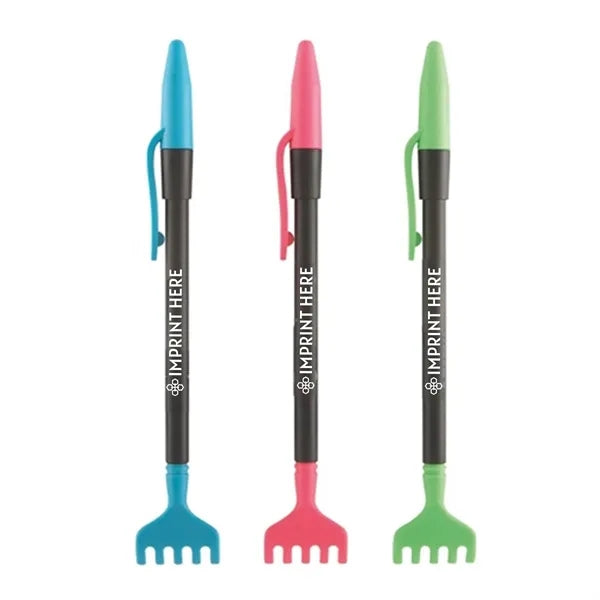 2 In 1 Pen With Back Scratcher
