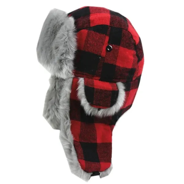 Winter Unisex Ushanka Trooper Trapper Hat w/Earflaps
