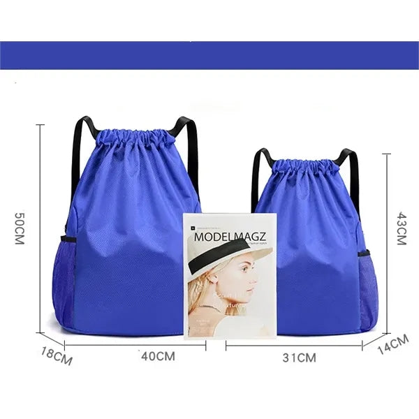 Oxford Cloth Drawstring Backpack
