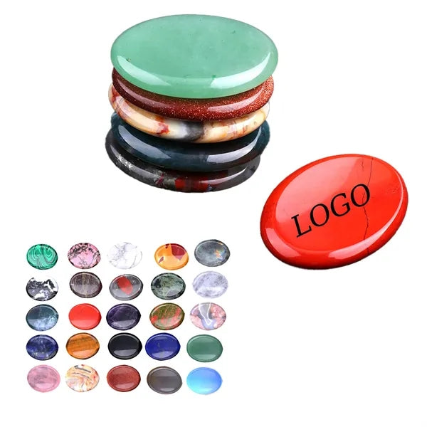 Natural Crystal Worry Stone