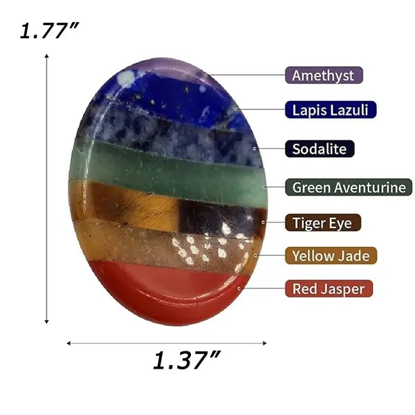 Natural Crystal Worry Stone
