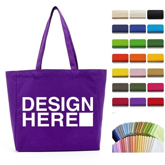 10 oz. Heavyweight Cotton Canvas Tote Bag