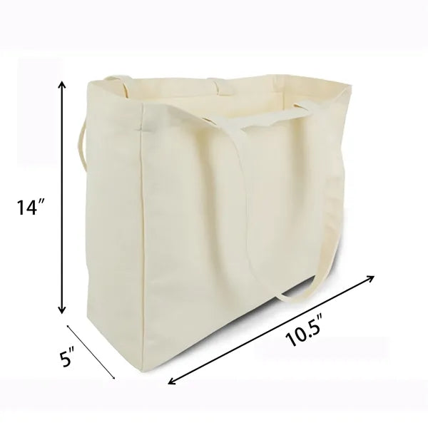 10 oz. Heavyweight Cotton Canvas Tote Bag
