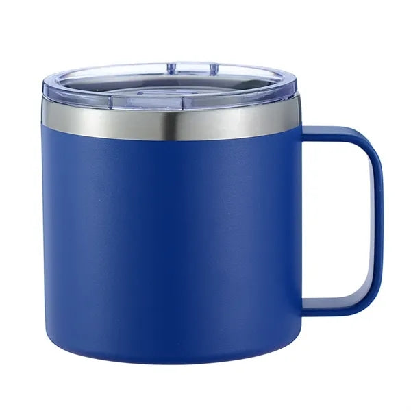 14oz Double-Wall Insulated Tumbler Mug With Handle