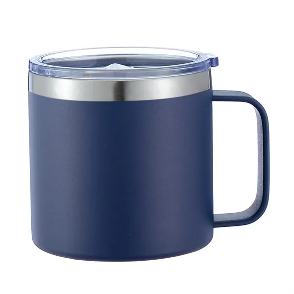 14oz Double-Wall Insulated Tumbler Mug With Handle