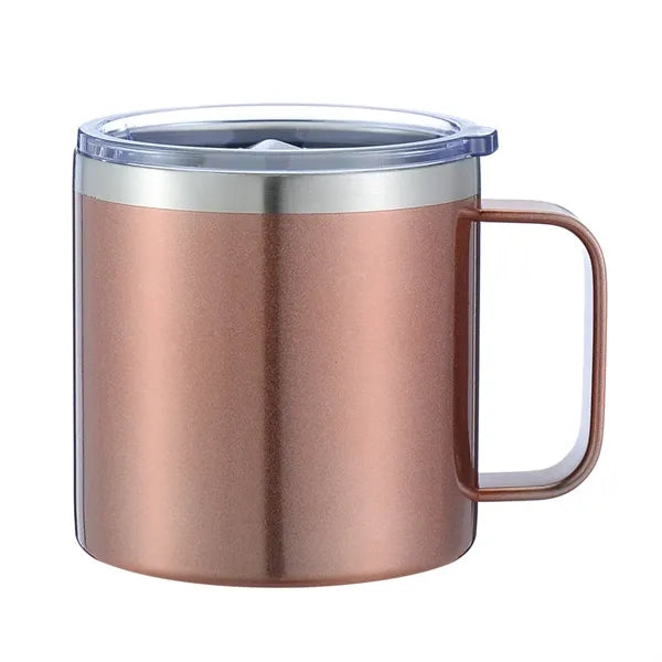 14oz Double-Wall Insulated Tumbler Mug With Handle