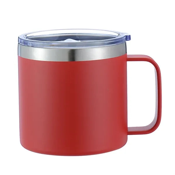 14oz Double-Wall Insulated Tumbler Mug With Handle