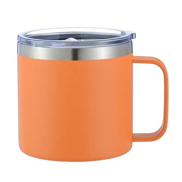 14oz Double-Wall Insulated Tumbler Mug With Handle