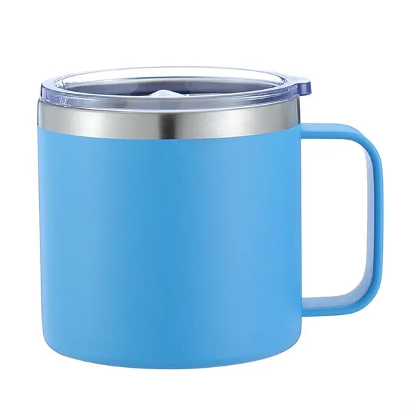 14oz Double-Wall Insulated Tumbler Mug With Handle