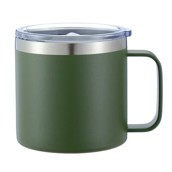 14oz Double-Wall Insulated Tumbler Mug With Handle