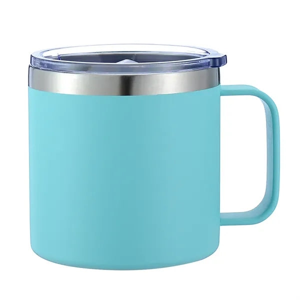 14oz Double-Wall Insulated Tumbler Mug With Handle