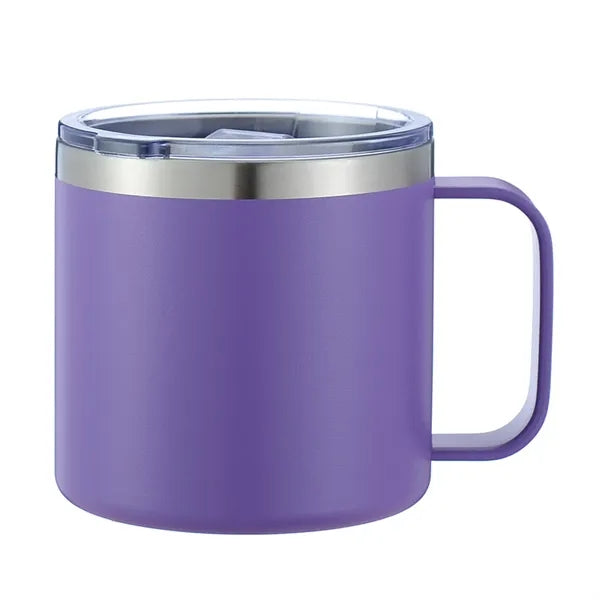 14oz Double-Wall Insulated Tumbler Mug With Handle
