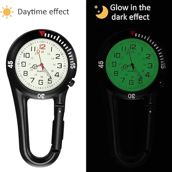 Clip On Glow Quartz Watch