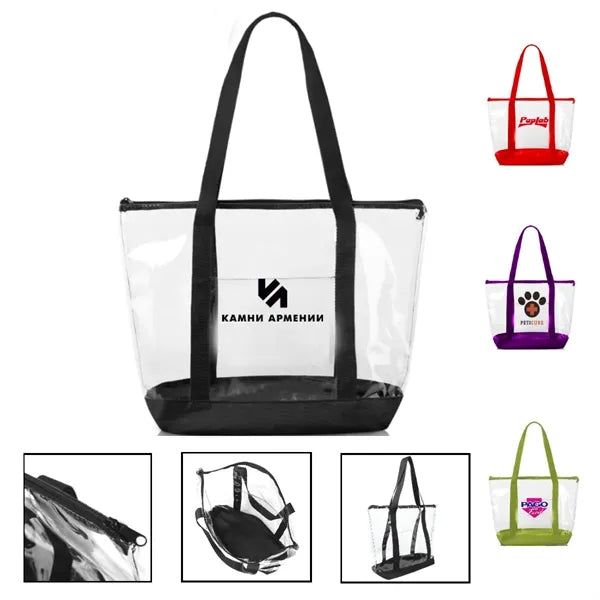 Waterproof Clear PVC Tote Bag