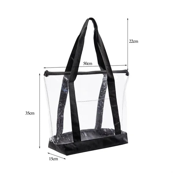 Waterproof Clear PVC Tote Bag