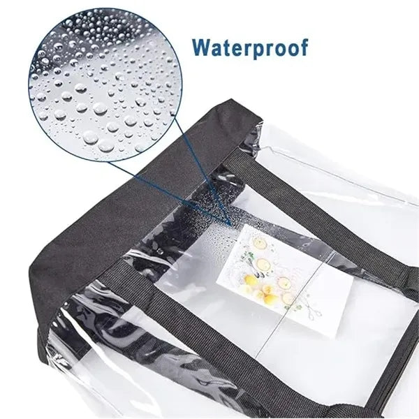 Waterproof Clear PVC Tote Bag