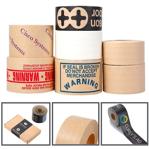 Wet-Activated Kraft Paper Tape