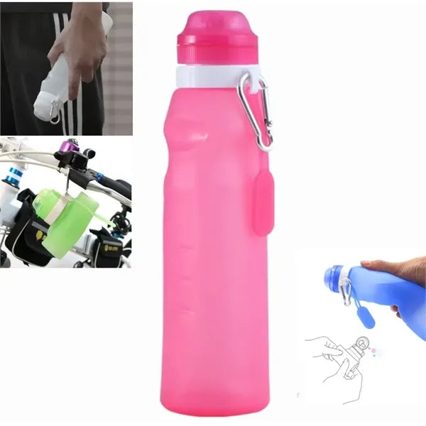 Foldable Silicone Water Cups for Outdoor Sports