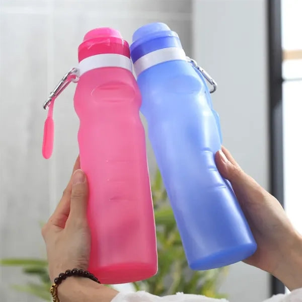 Foldable Silicone Water Cups for Outdoor Sports