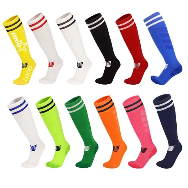 Unisex Knee Athletic High Tube Soccer Socks